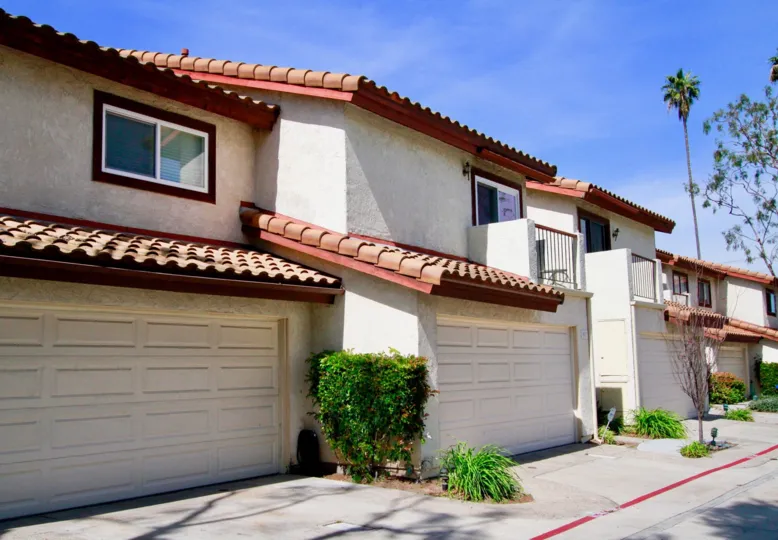 Buildings located in the Palm Park community located in Cypress, California