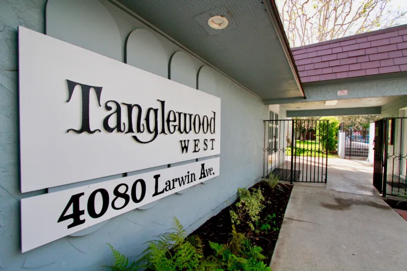 Entrance Signage to Tanglewood West community Cypress, California