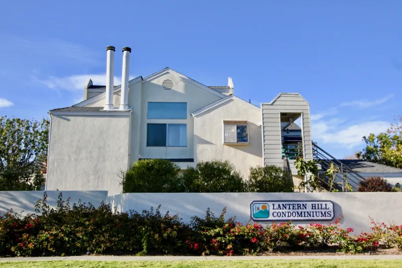 Board mentioned Lantern Hill with logo attached in the wall