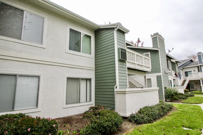New Chase Fountain Valley California mild green and grey painting with large windows are beautiful
