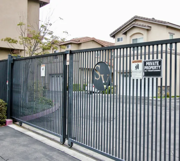 The rainy day in the Summerstone Villas with villas and spacious roads,.