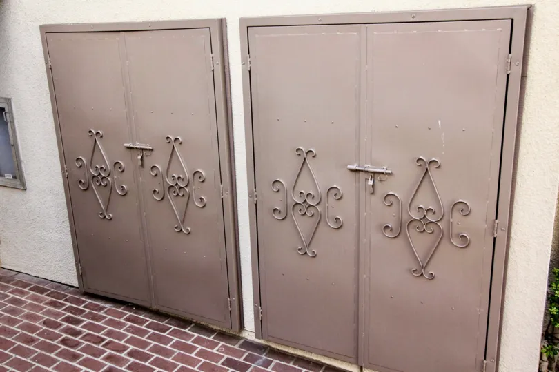 There are two doors in the Villa at Greenview Terrace which these two are closed