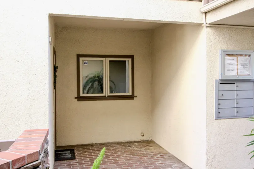 The corridor area leading to the apartments is clean and tidy at Greenview Terrace