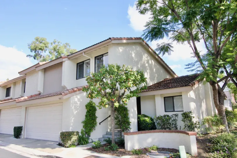 Residential living with garages in Malvern Creek community.