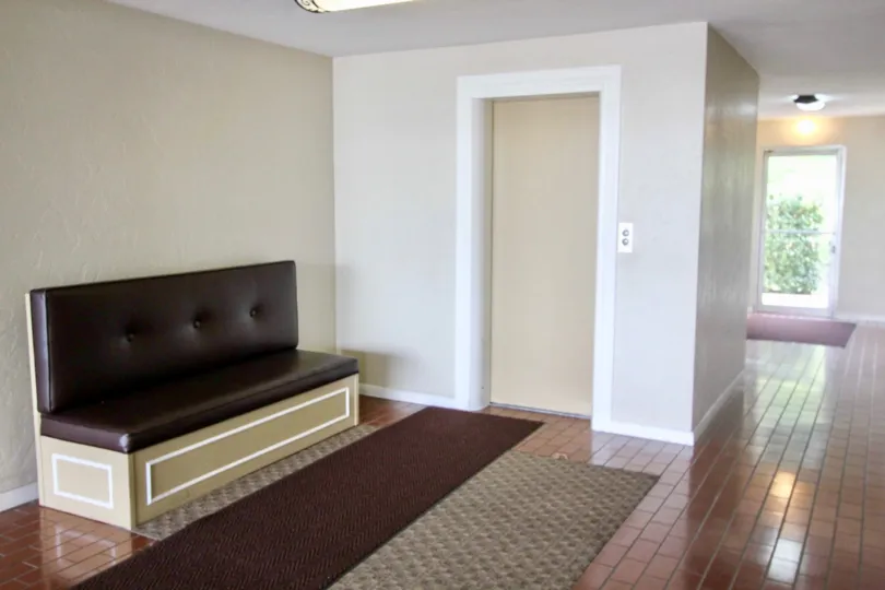 Brown Leather couch at Shadow Lane in Fullerton, California