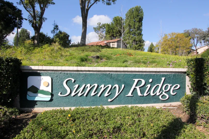 A SUNNY MORNING AT SUNNY RIDGE TOWNHOMES IN FULLERTON CITY