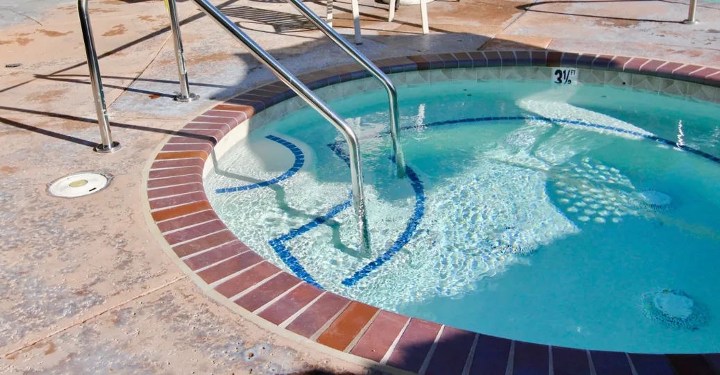 Acacia Park Swimming pool view at Garden Grove at califorina