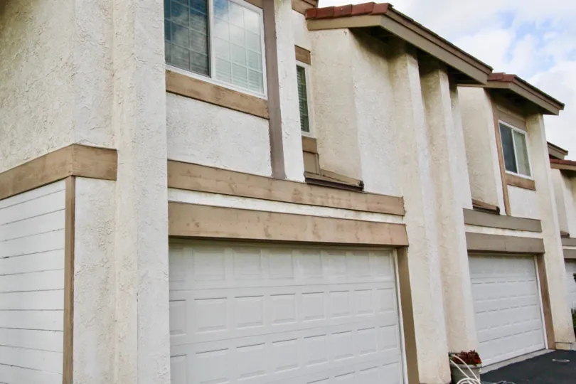 Garage Doors at Adelle Terrace in Garden Grove California