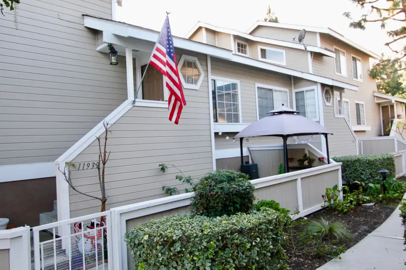 Sunset at Brookhaven Circle with privacy in Garden Grove, Califorinia