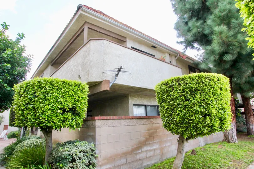 Side view of an apartment at Flower Tree in Garden Grove, CA