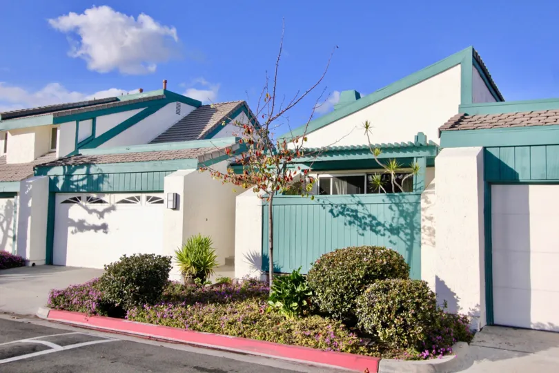Bright and clean exterior at Garden Greens in Garden Grove, CA