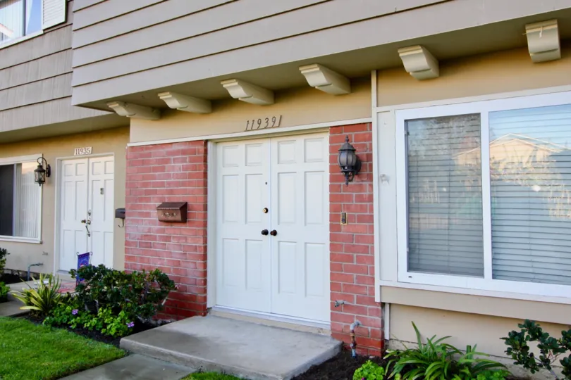 Brick details set this unit apart at Garden Valley in Garden Grove, CA