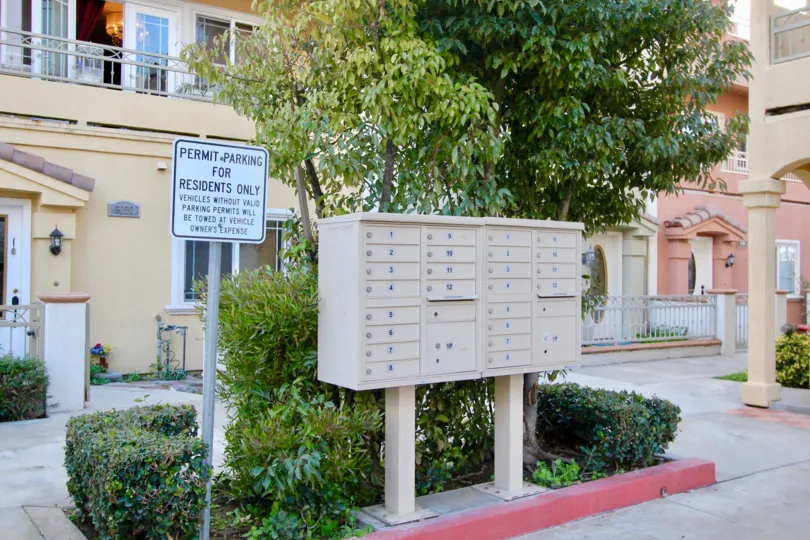 Golden Village Building with tree of front side in Garden Grove