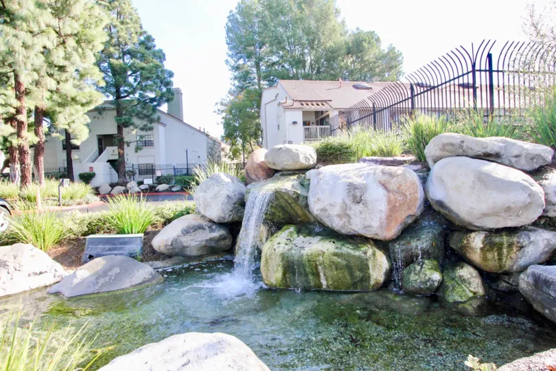 Lakeside Apartments has gorgeous pond, located in Garden Grove California