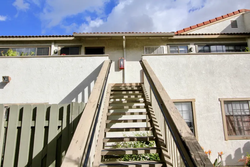House at the Spring Garden Villas in Garden Grove with steps