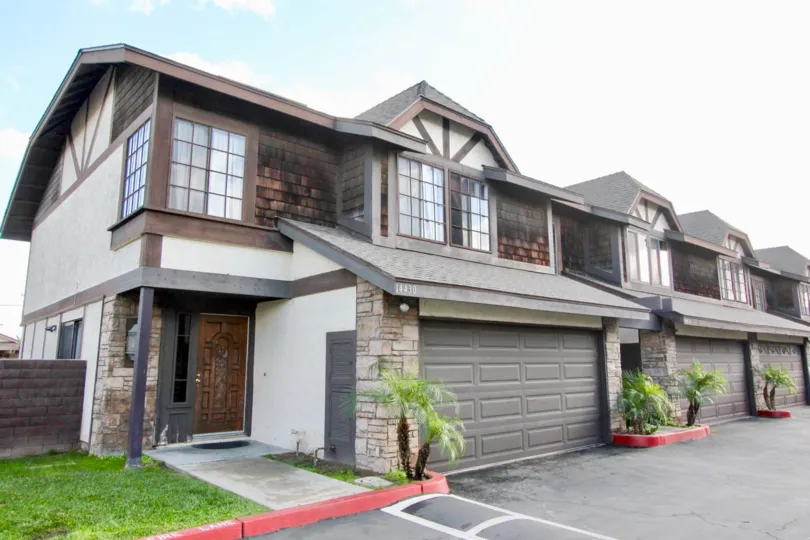 An elegantly designed house with a neat driveway at Tudor estates