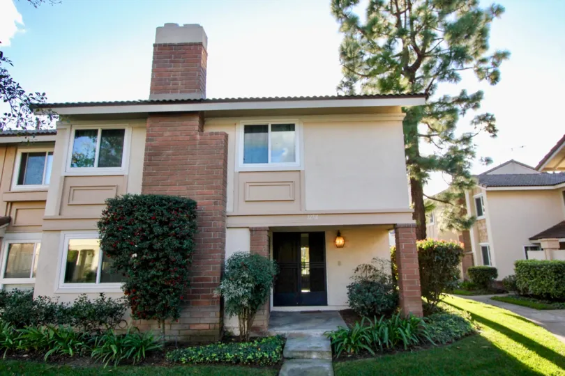 Valley View Park with Green garden in front of Home at Garden Grove