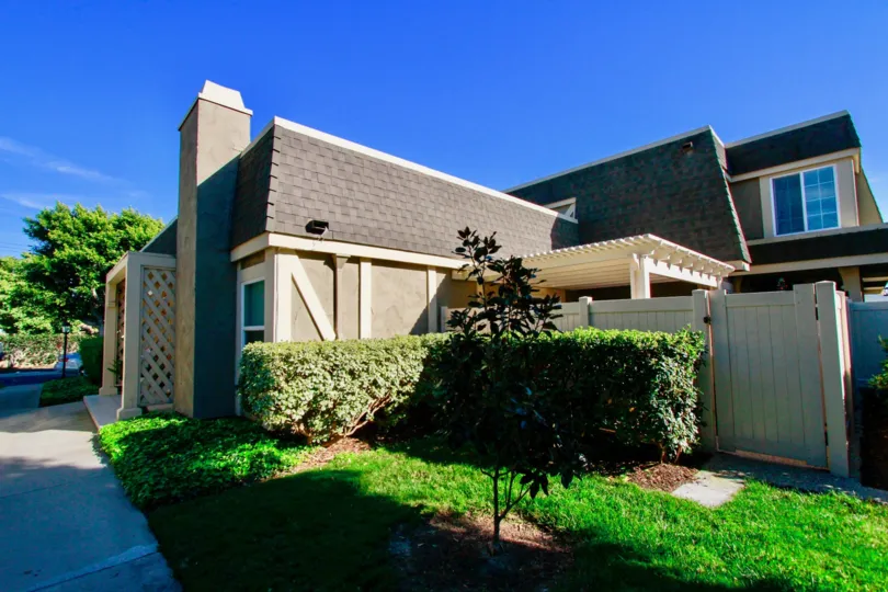 A beautiful, sunny day outside at the Gables community in stunning Huntington Beach, California.