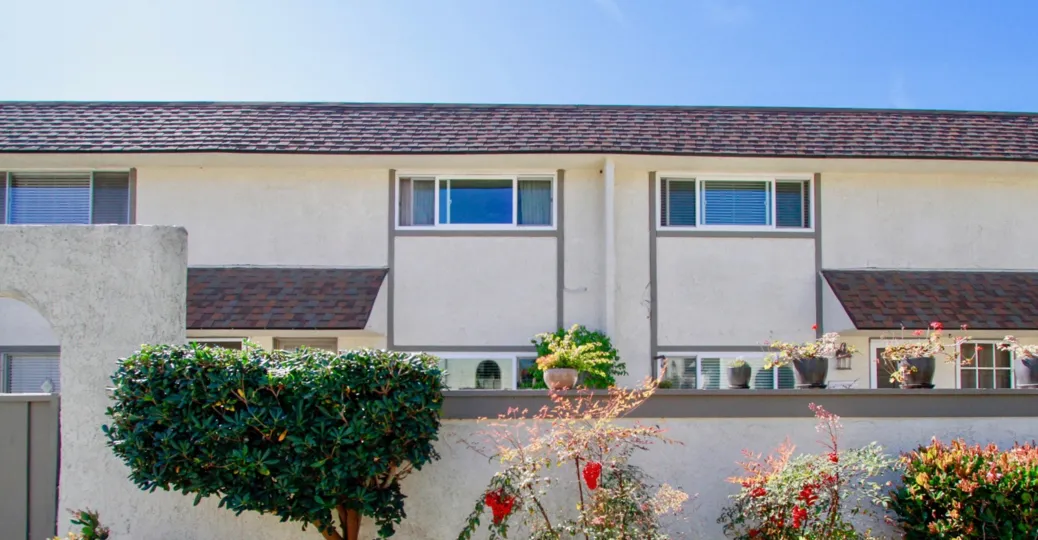 Harbor Village community with attractive and colorful landscaping