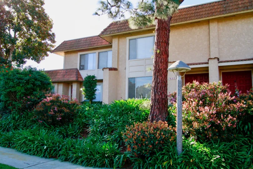Fabulous villa having green trees besides in Huntington Creek of Huntington Beach