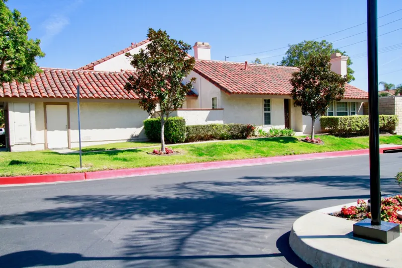 Excellent view of Villa with trees in La Cuesta By the Sea of Huntington Beach