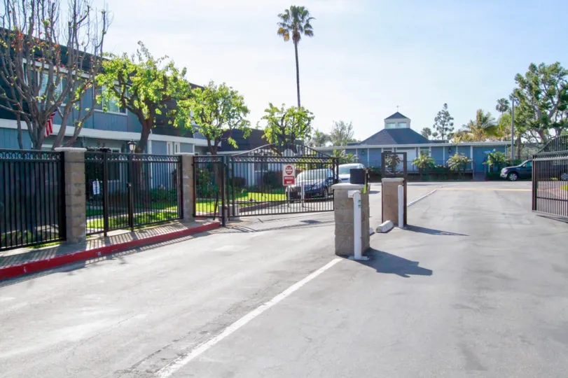 Entrance and Exit Gates into the Mariners Cove Community in Huntington Beach, California