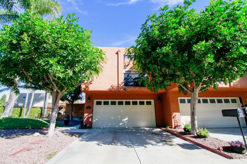 the pacific terrace the house around the trees is awesome inthe summer time in huntington beach in ca