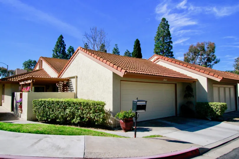 Sunny day in the Springhurst community in Huntington Beach, California.