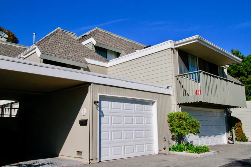 A sunny day at Tennis Estates in Huntington Beach, California.