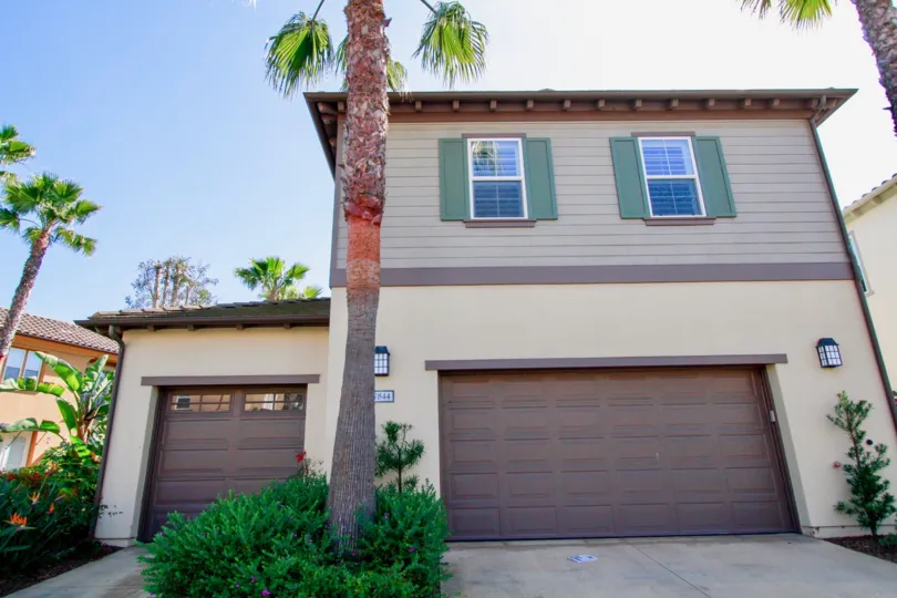 in california, sea cove at the water front the houses has same style of door to show there unity