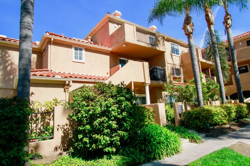 in villas del mar the coconut tree is so lot which is in huntington beach california