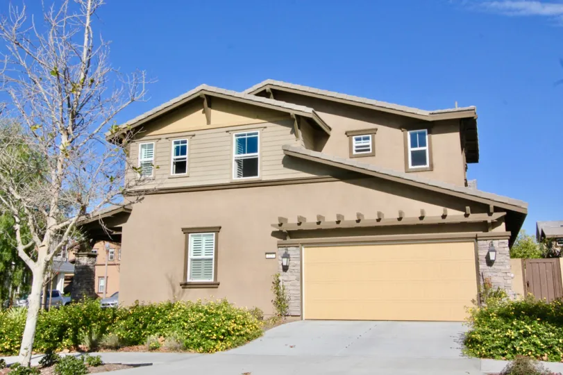 Birch Trail Home House side view location at Irvine city