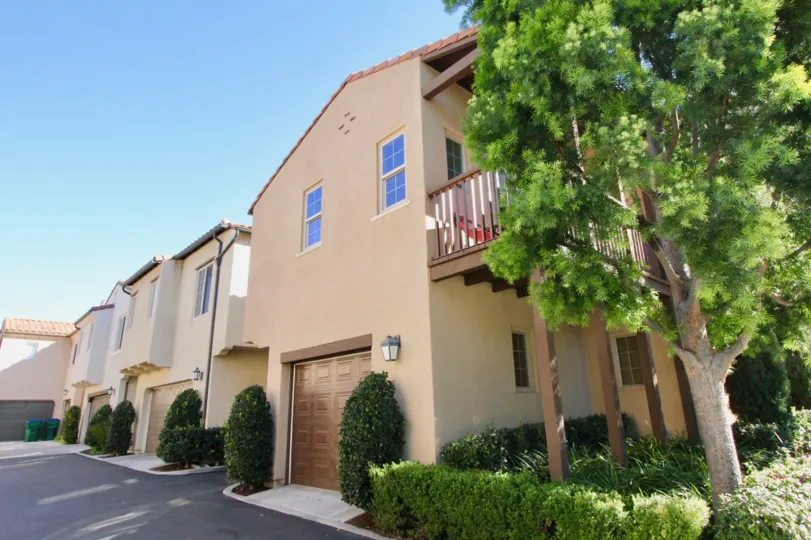 THE APARTMENT UNDER THE SHED, NEARBY PLANTS, TREES ARE LOCATED IN THE CITY OF IRVINE