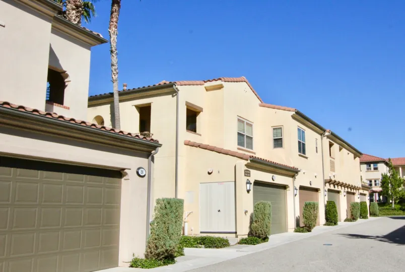 A row of two-storey units in Four Quartets community.
