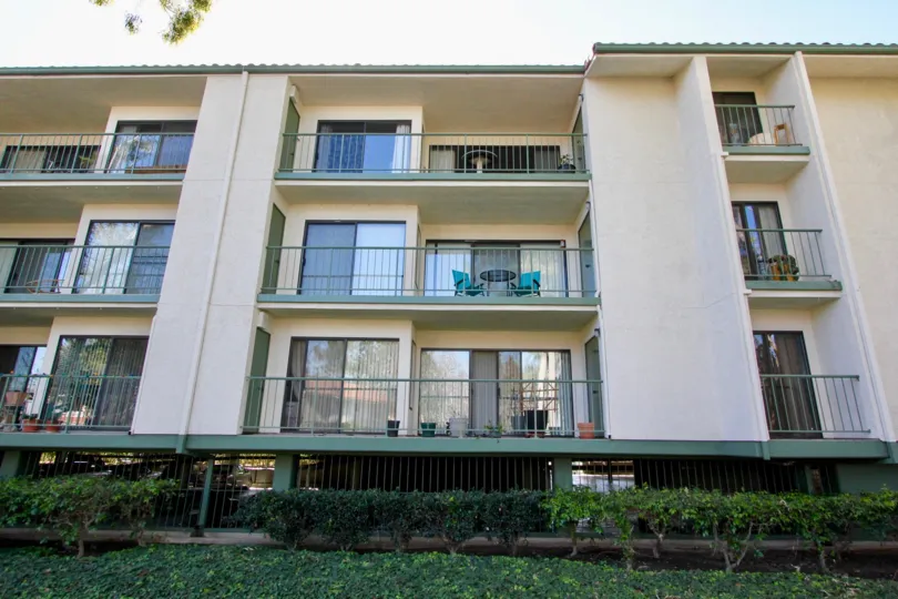 In Balcony of the Second floor apartment in Orangetree Terrace has two seating chair