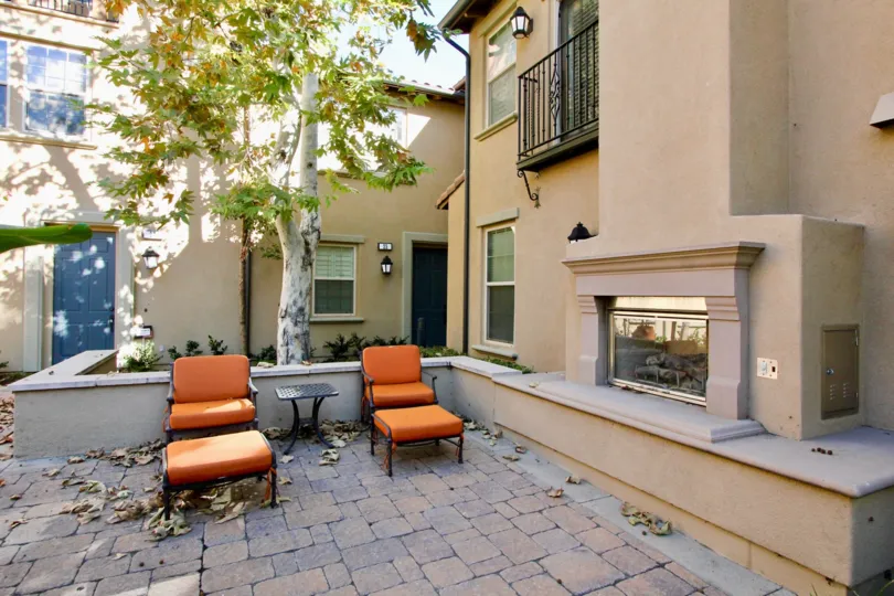 Excellent view of a sitting place near villa in San Carlos of Irvine