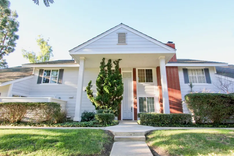 House in Woodbridge Estates constructl like a large door upto the ceiling with meadows