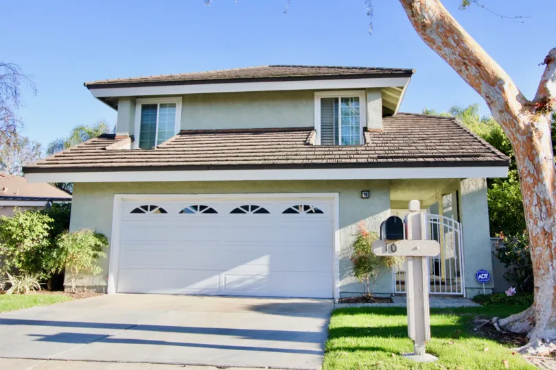 a Beautiful Sunny day in the Woodbridge Grove community in Irvine California.