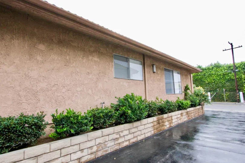 Cerro Del Rey House Building Side View Location at La Habra City