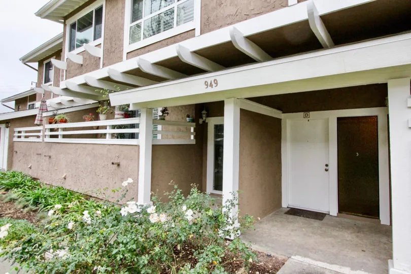 THE 949 APARTMENT IN THE COYOTE CREEK WITH THE FLOWER PLANTS, FLOWER POTS