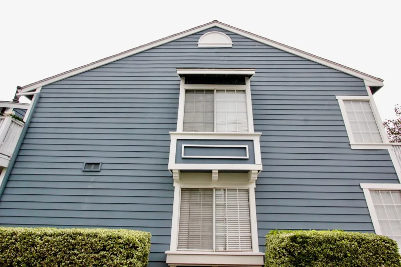 THIS IS FRONT VIEW OF THE HOUSE ON THE BOTHSIDE PLANTS ARE THERE IN LA HABRA CITY