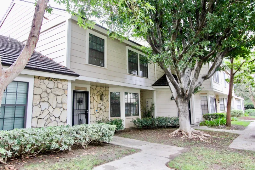 Beautiful villas having spacious place and trees around in The Gables of La Habra