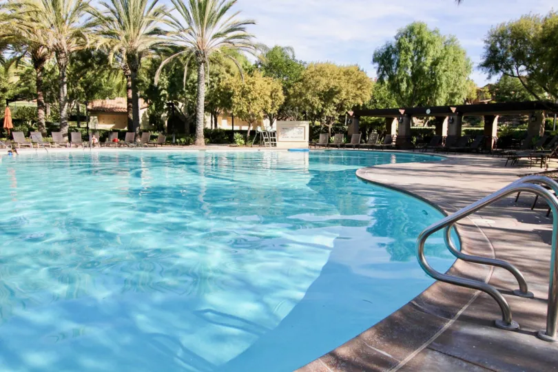 Breathtakingly attractive community pool facility at the Castelina community