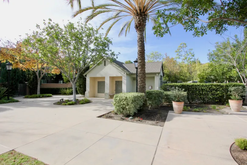 A plaza area in the Davenport in Ladera Ranch in CA