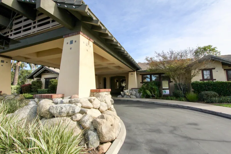 The enterance and driveway at Trails in Ladera Ranch, California