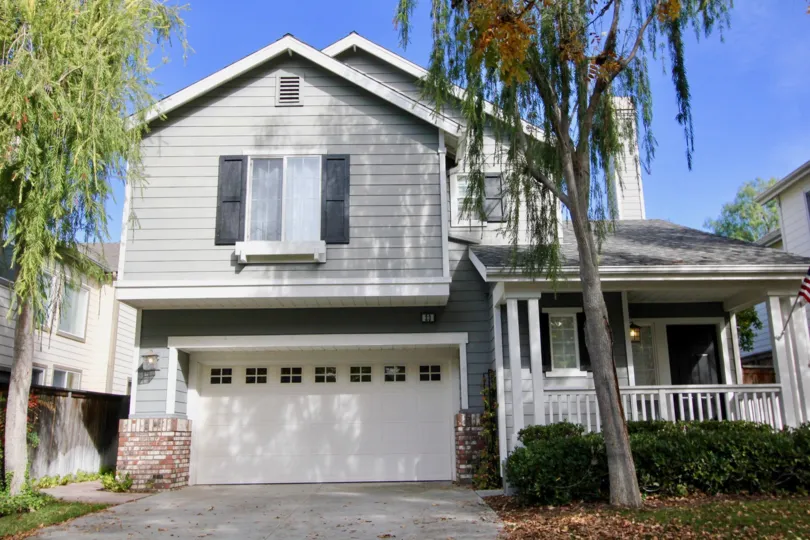 Trees and house in the Valmont in Ladera Ranch, CA