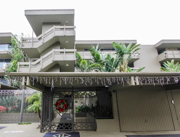 THE APARTMENTS IN THE LAGUNA LIDO WITH THE UPSTAIRS, BANANA TREE, FLOWER PLANTS