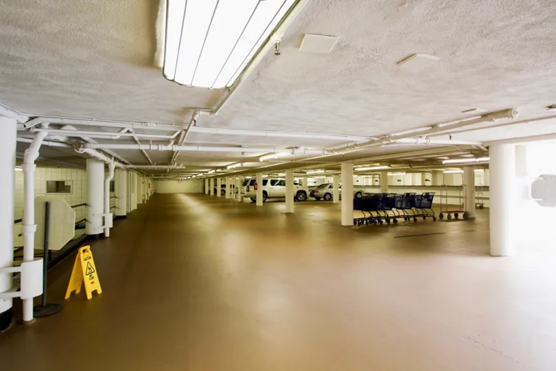 Carports at Laguna Royale in Laguna Beach, California.