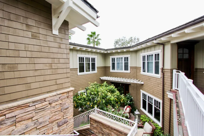 the Montage Beach Villas is a triangle house of the laguna beach in CA
