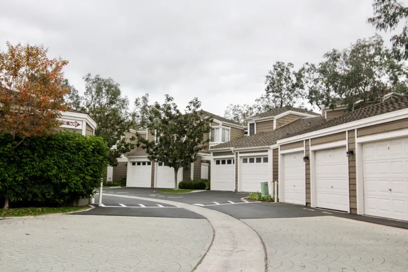 Terraces at Canyon Hills a community with enclosed garages in Laguna Beach, California.